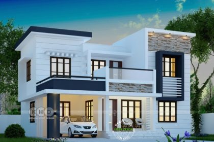 Modern 4 bedroom house design