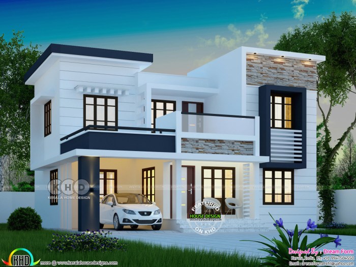 Modern 4 bedroom house design