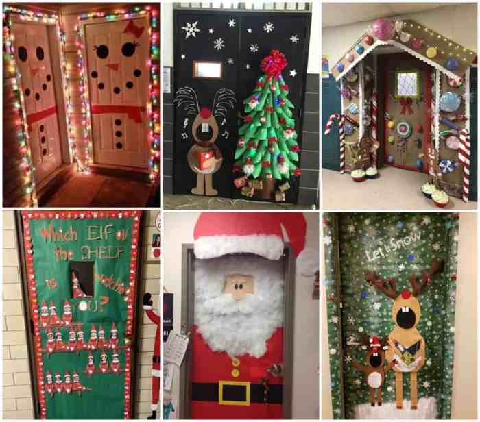 Christmas door decor ideas