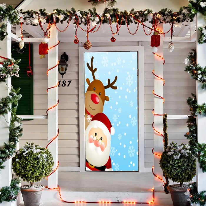 Christmas door decor ideas